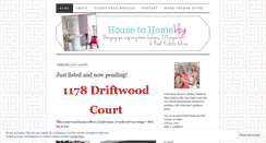 Desktop Screenshot of housetohomeblog.com